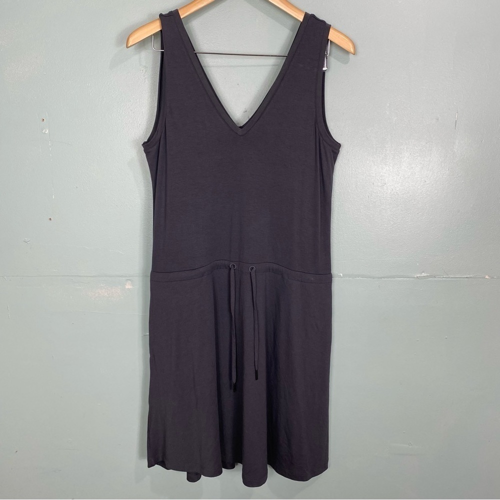 Sweaty‎ Betty Take it Easy Dress Sz Small Gray Sleeveless Mini